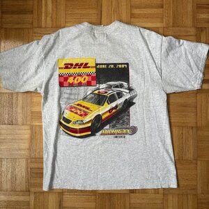 Vintage DHL NASCAR 400 Michigan Racing Tee XL